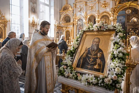 Молебен с акафистом Святому праведному Иоанну Кронштадскому