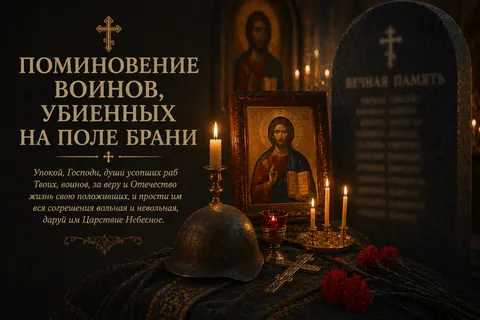 Поминовение воинов, убиенных на поле брани