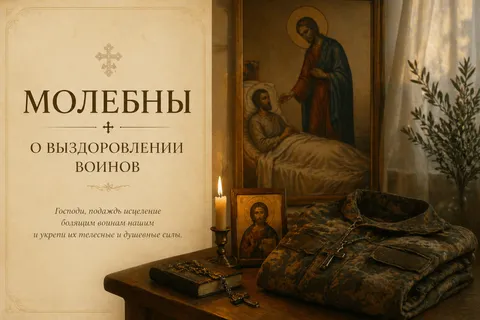 Молебны о выздоровлении воинов